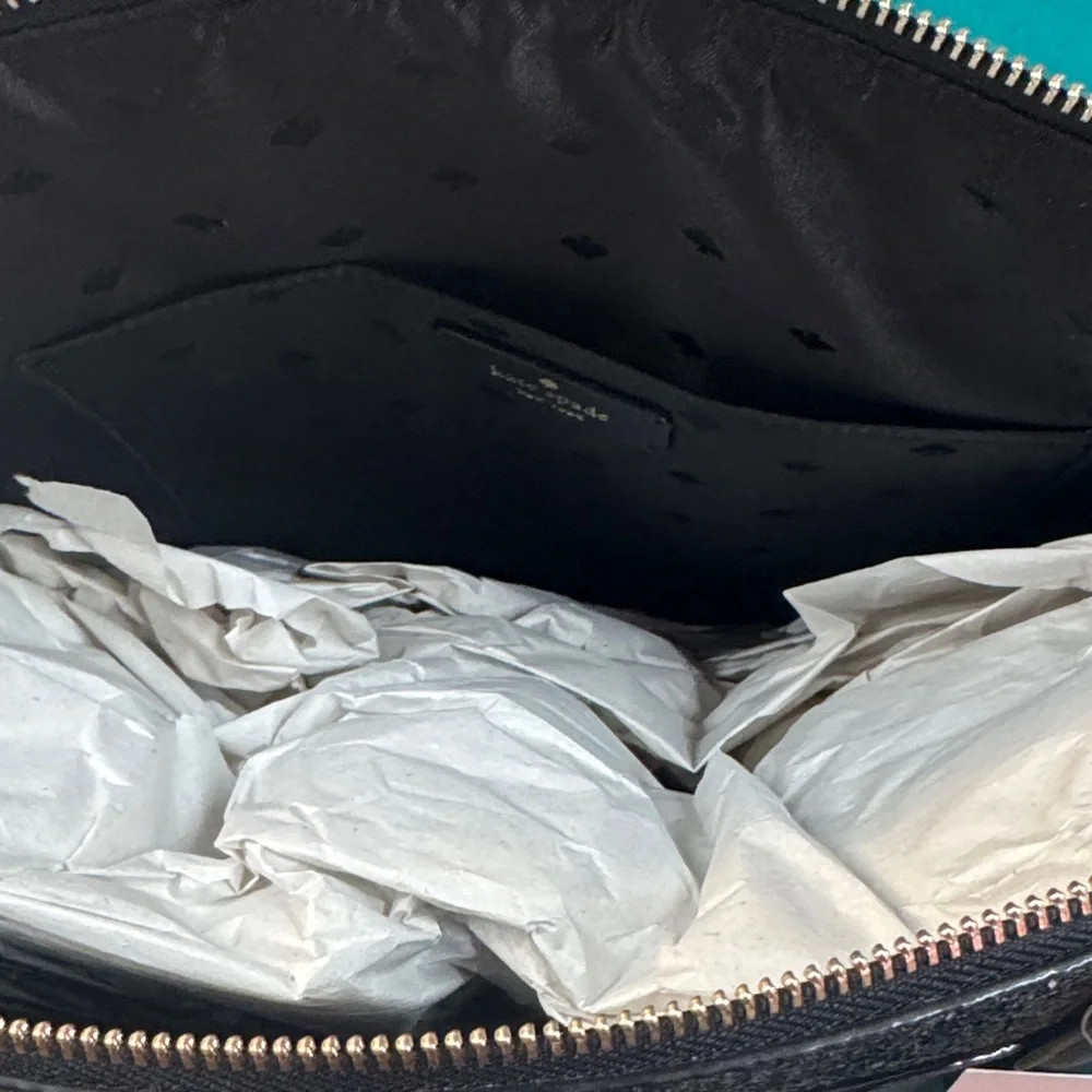 Kate Spade Black and Glitter Tote - Picture 2 of 5